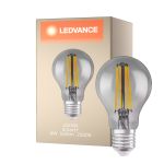 Ledvance Smart+ Wifi E27 Päron Classic Filament Rökig 6W 540lm - 825 Extra Varm Vit | Dimbar - Ersättare 50W