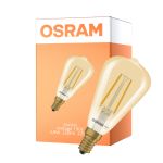 Osram Vintage 1906 LED Classic Edison E14 Ambar 2.8W 250lm - 822 Extra Varm Vit | Dimbar - Ersättare 25W