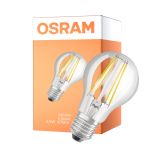 Osram Classic LED E27 Päron Filament 2.5W 525lm - 830 Extra Varm Vit