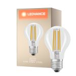 Ledvance Classic LED E27 Päron Filament Klar 4.2W 470lm - 927 Extra Varm Vit | Bästa färgåtergivning - Dimbar - Ersättare 40W