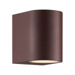 Nordlux Dion Vägglampa Aluminium Rostig | Passande för 1x GU10