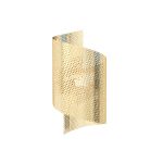 Emibig Vägglampa Spiral Stål Guld | Passande för 1x G9 - Max 8W