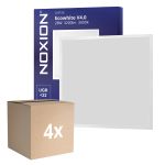 Flerpack 4x Noxion LED Panel Ecowhite V4.0 28W 3200lm - 830 Varm Vit | 60x60cm - Philips driver