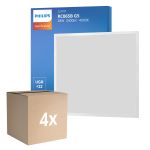 Flerpack 4x Philips LED Panel Ledinaire RC065B 28W 3400lm - 840 Kallvit | 60x60cm - UGR <22