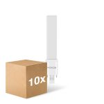 Flerpack 10x Noxion Lucent PL-S LED 4.3W - 827 Extra Varm Vit | 2-Stift - Ersättare 9W
