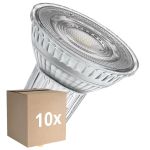 Flerpack 10x Ledvance LED Spot GU10 PAR16 2.4W 230lm 36D - 930 Varm Vit | Bästa Färgåtergivning - Dimbar - Ersättare 35W