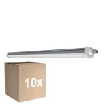 Flerpack 10x Ledvance LED Allmänbruksarmatur Vattentät Fukttät Kompakt 31W 3500lm - 830 Varm Vit | 150cm