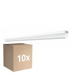 Flerpack 10x Ledvance LED Allmänbruksarmatur Linear Kompakt 20W 2000lm - 840 Kallvit | 120cm