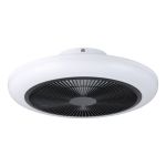 Eglo Takfläkt Sayulita 1 ABS Vit, Svart 20.8W 820lm - 827-865 Justerbar Vit | Dimbar