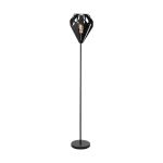 Eglo Golvlampa Carlton 5 Stål Svart | IP20 - Passande för 1x E27 