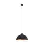 Eglo Pendellampa Truro 2 Stål Svart Koppar | IP20 - Passande för 1x E27 