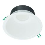 Philips LED Downlight Coreline DN142B Aluminium Vit 19.2W 2300lm 60D - 830 Varm Vit | Utskärning   200mm - IP20 - Dimbar - Vit Reflektor - Emergency