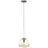 Brilliant Kaizen Pendellampa Glas Pendellampa Metall Svart Beige | 250mm - Passande för 1x E27