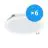 Flerpack 6x Philips LED Downlight DN065B Metall Vit 19W 2000lm 110D - 830 Varm Vit | 225mm - Utskärning   200mm - IP20
