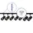 Bright Choice Komplett set 1-Fas Rail 3 Meter Svart | incl. 7x Spot + GU10 2700K 3W Dimbar + Ändkåpa, Strömkontakt och I-Anslutningsstycke