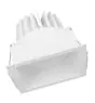Ledvance LED Spot Fyrkant Mörklight Lutningsbar Vit 8W 650lm 36D - 830 Varm Vit | Utskärning   83mm