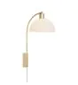 Nordlux Ellen 20 Vägglampa Metall och Glas Mässing | Passande för E14