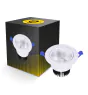 Bright Choice LED Downlight Runda Lutningsbar 15W 1200lm 60D - 930 Varm Vit | 135mm - Utskärning   110mm - UGR <19