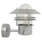 Nordlux Blokhus Vägglampa Stål och Glas Grå | IP54 - Passande för E27