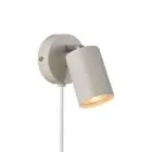 Nordlux Explore Vägglampa Metall Beige | Passande för GU10