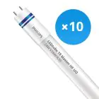 Flerpack 10x Philips LED Rör T8 MASTER (HF) Ultra Output 24W 3500lm - 830 Varm Vit | 150cm - Ersättare 58W