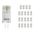 Flerpack 20x Ledvance Performance LED Capsule G4 Klar 0.9W 100lm - 827 Extra Varm Vit | Ersättare 10W