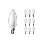 Flerpack 10x Philips Corepro LED Kronljus E14 Matt 2.8W 250lm - 827 Extra Varm Vit | Ersättare 25W
