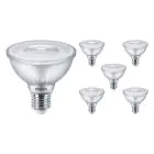 Flerpack 6x Philips Master Value LED Lampa Reflektor E27 PAR30 9.5W 820lm 25D - 940 Kallvit | Bästa färgåtergivning - Dimbar - Ersättare 75W