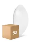 Flerpack 5x Ledvance Surface Cirkulär 350 18W 830 1440lm Vit IP44 | Varm Vit