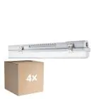 Flerpack 4x Ledvance LED Fukttät Armatur MT Gen 3 IP65 | Passande för 1x120cm LED Rör