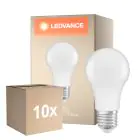 Flerpack 10x Ledvance Classic LED E27 Päron Matt 8.8W 806lm - 827 Extra Varm Vit | Dagsljus Sensor - Ersättare 60W