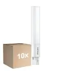 Flerpack 10x Philips CorePro PL-S LED 5W - 830 Varm Vit | 2-Stift - Ersättare 11W