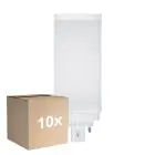 Flerpack 10x Ledvance Dulux-T LED 7W - 840 Kallvit | 4-Stift - Ersättare 18W
