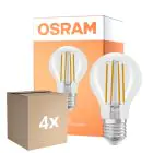 Flerpack 4x Osram Parathom Classic LED E27 Päron Filament Klar 6.5W 806lm - 822-827 Dim To Warm | Dimbar - Ersättare 60W