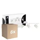 Flerpack 6x D'Lite Taklampa Beitem Matt Vit FSC Trä | Passande För 4x GU10