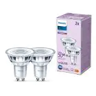 Flerpack 2x Philips LED Spot GU10 PAR16 5W 390lm 36D - 840 Kallvit