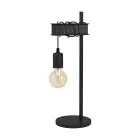 Eglo Bordslampa Townshend 6 Stål Svart | IP20 - Passande för 1x E27 