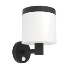 Eglo Vägglampa Pantete Solar Svart 7W 790lm - 830 Varm Vit | IP65 - Rörelsesensor